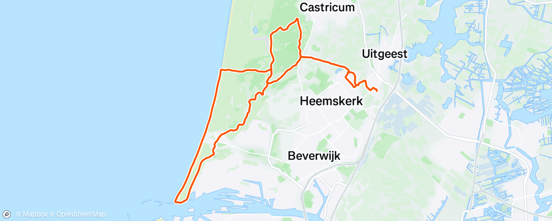 Map of the activity, Geen prima strandje