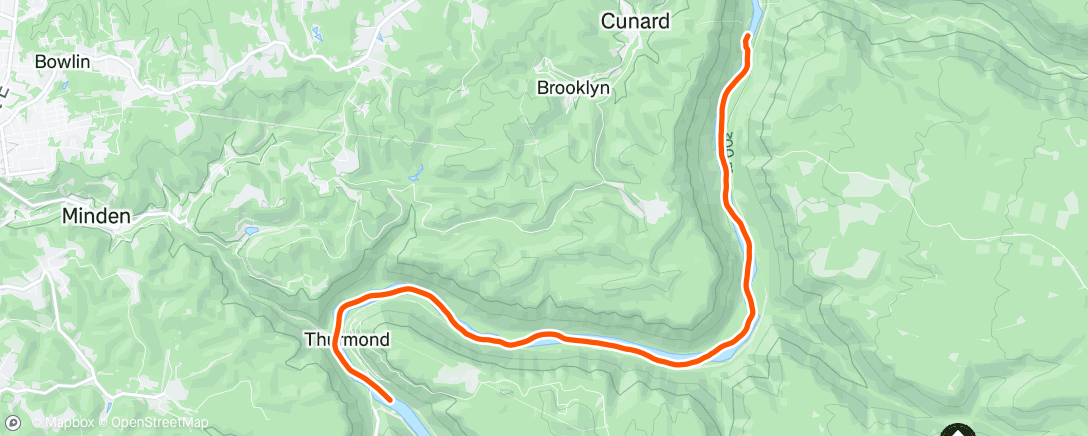 Map of the activity, New sport just dropped whitewater supping goes hard