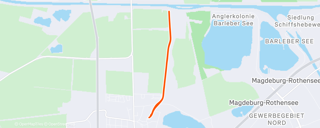 Карта физической активности (Morning Run)