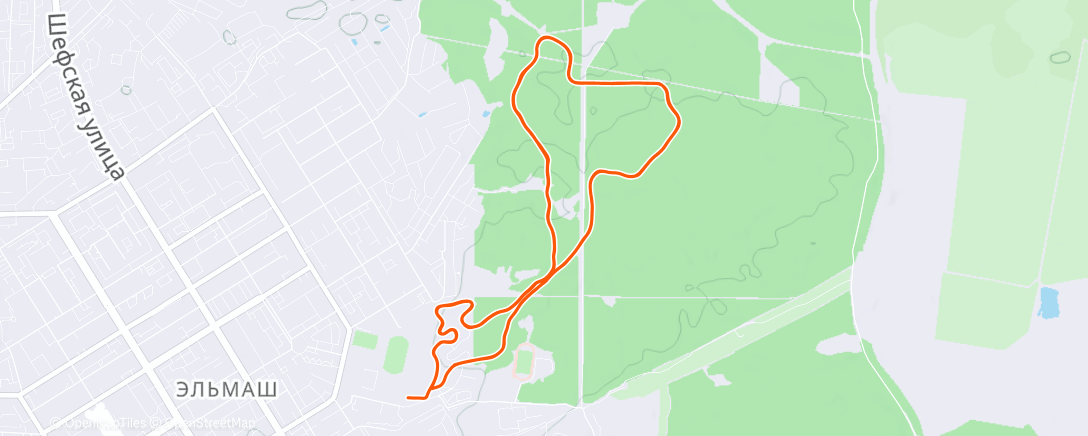 Map of the activity, Lunch Walk