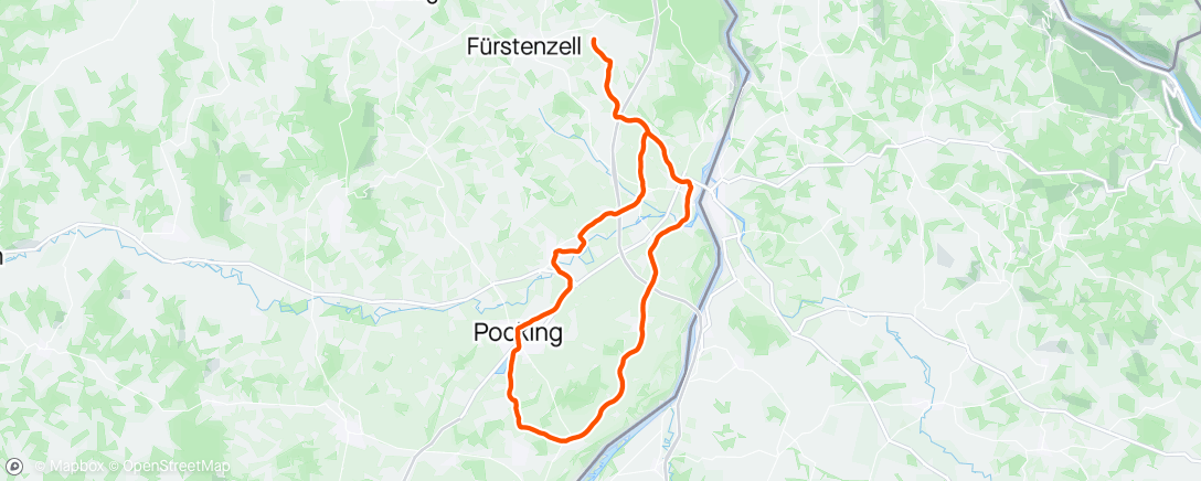 「Mittagsradfahrt」活動的地圖