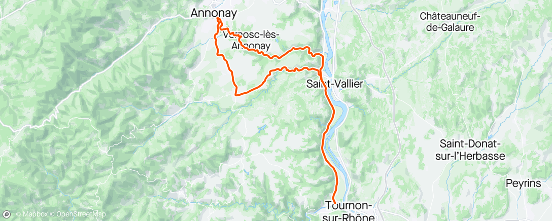Map of the activity, Route uctt