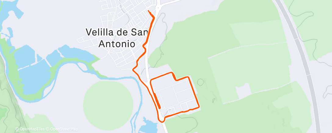 Mappa dell'attività La última del año en Velilla