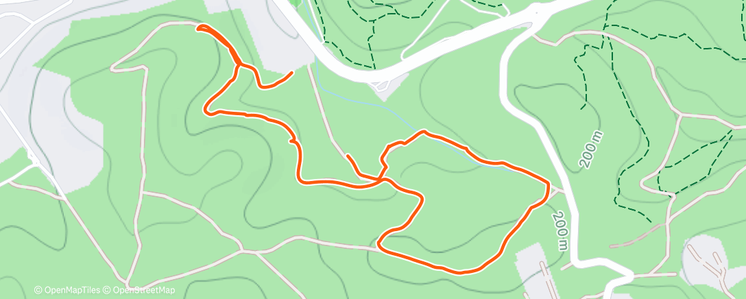 Map of the activity, Randonnée dans l'après-midi