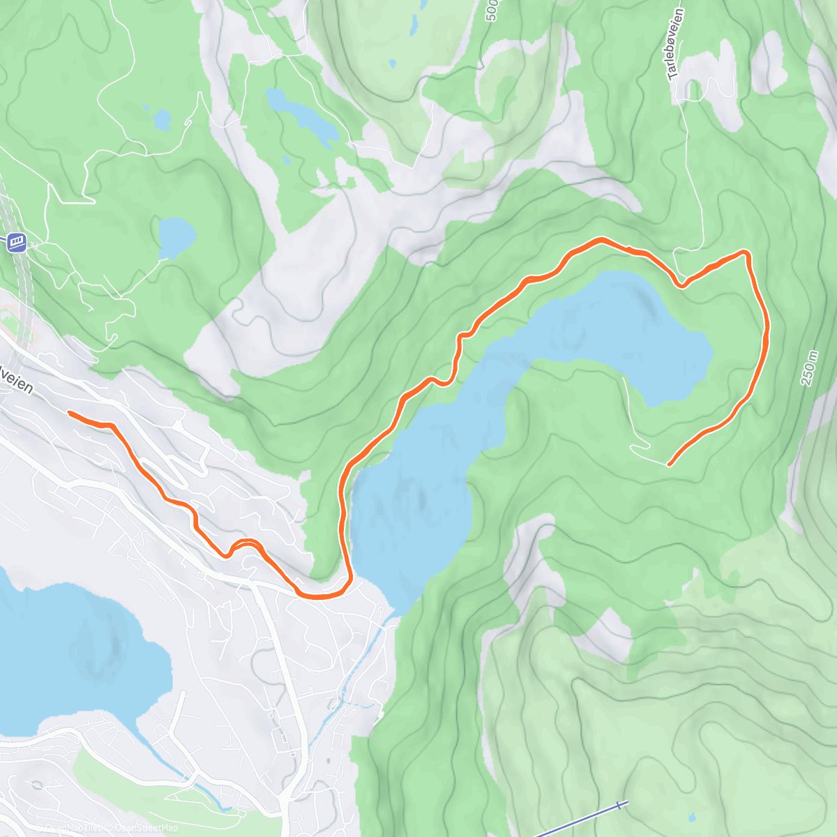Map of the activity, 12k before Xmas party