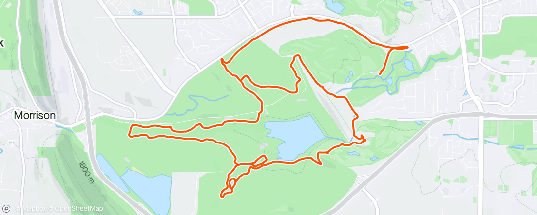 Mapa da atividade, ☁️ Mount Carbon Mountain Bike Ride