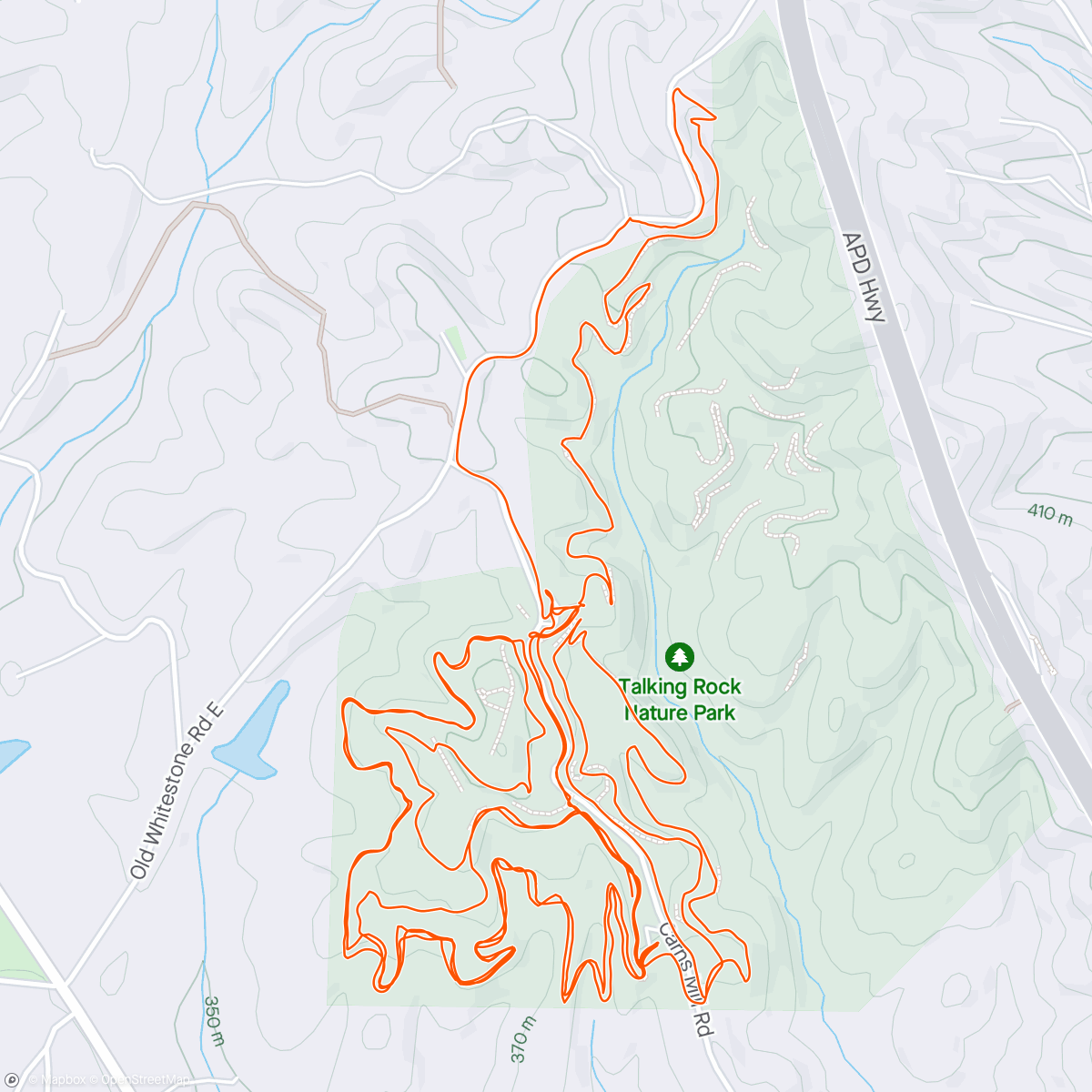 Map of the activity, Hey everybody! I rode my bike today!