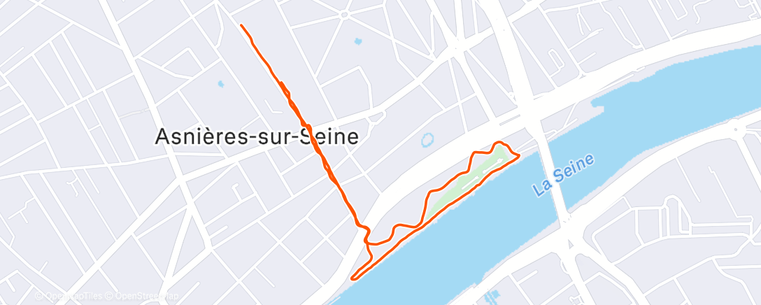 Map of the activity, Randonnée dans l'après-midi