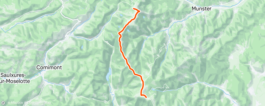 Map of the activity, Randonnée le midi