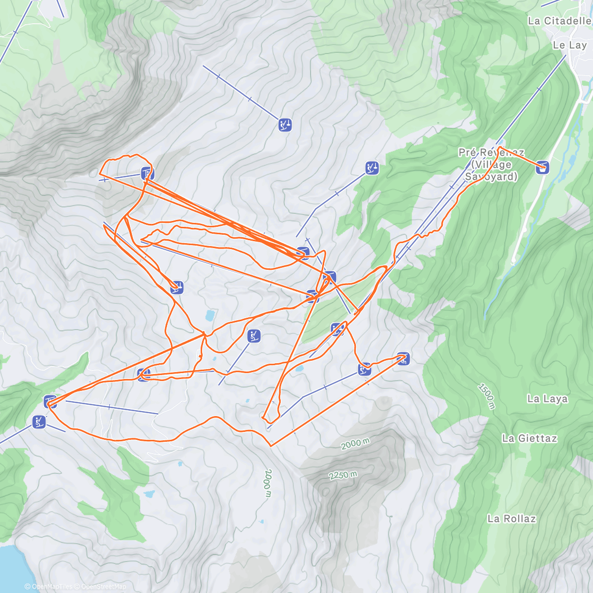 Map of the activity, Les kontas avec les kids