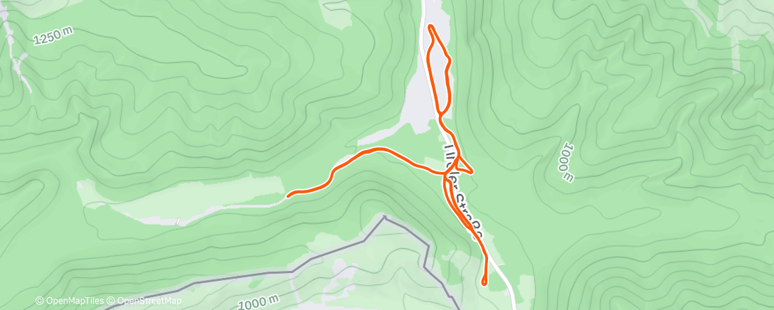 Map of the activity, Ski Nordisch zur Mittagszeit🌞