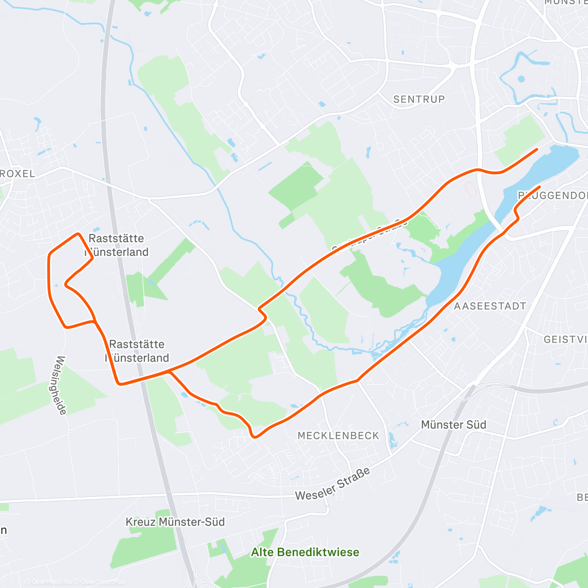 Map of the activity, MS Schön, aber glatt