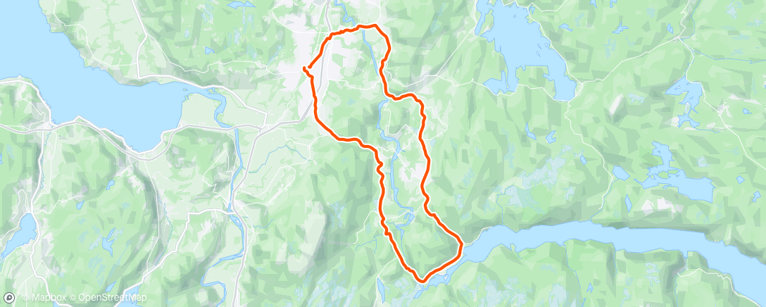 Map of the activity, Brøttemrunde 🚴☀️
