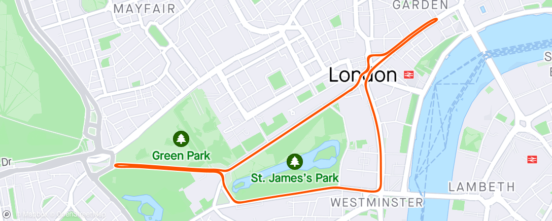 Map of the activity, Zwift - The Wringer in London