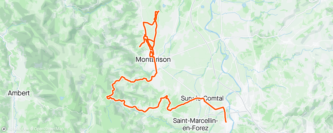 Map of the activity, Foncier autour du marathon de la bière