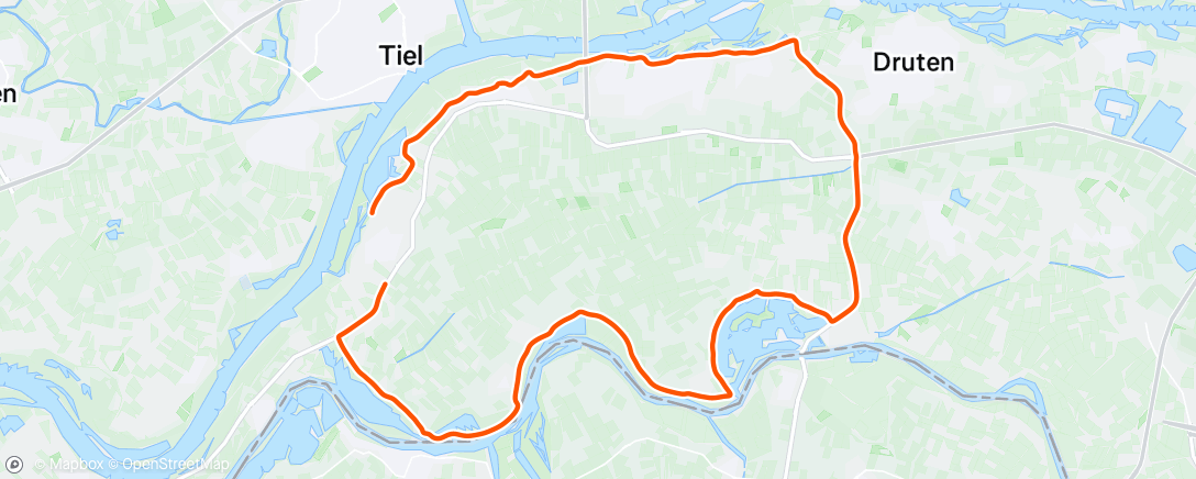 Map of the activity, Rondje Noord Zuid
