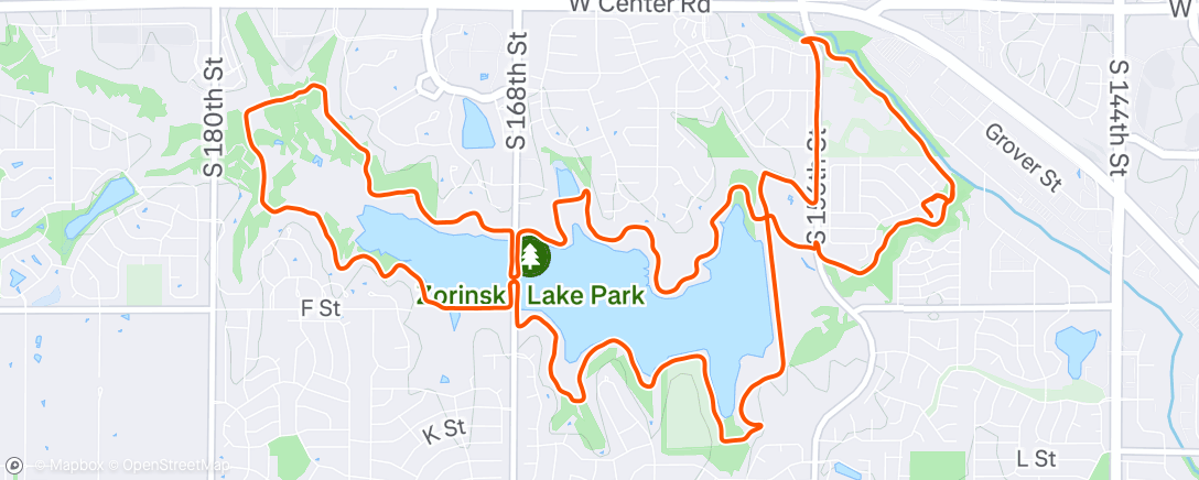 Mapa de la actividad (Double to get 26 miles for 2026! 🥳)