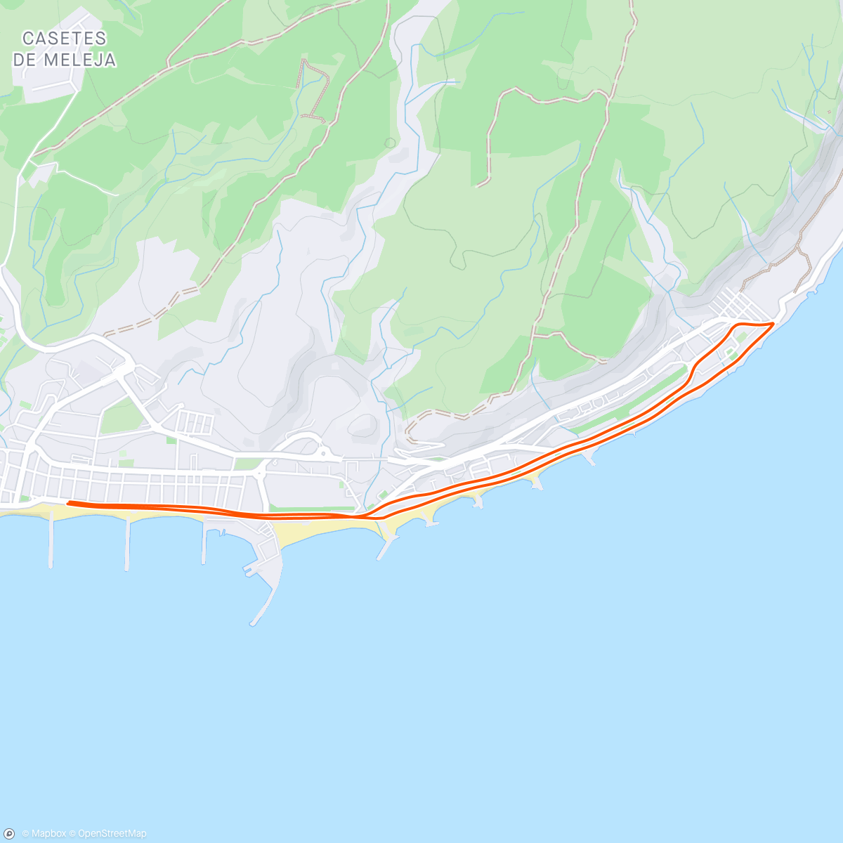 Map of the activity, CARRERA AMANECER  🌅 2024.