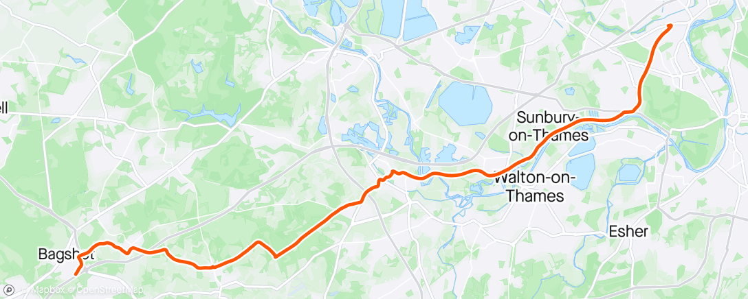 Mapa de la actividad, Commute Home
