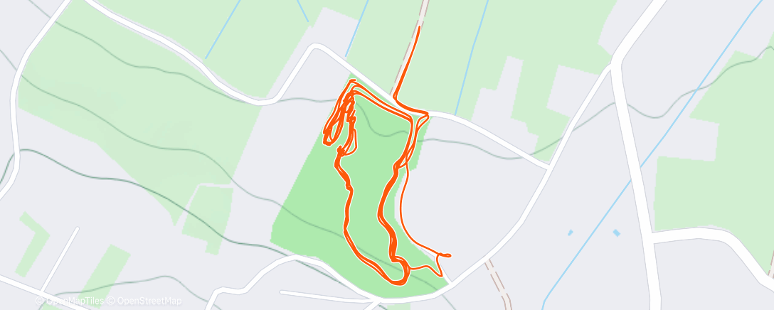 Map of the activity, Pedalata mattutina