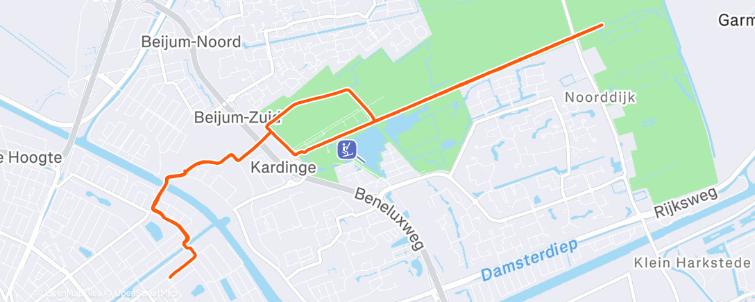 Map of the activity, Good bye 2025