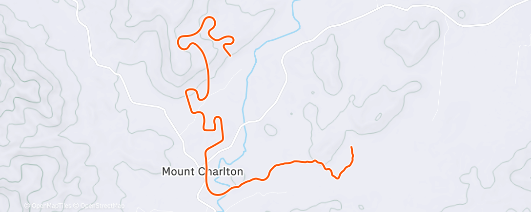Map of the activity, MyWhoosh - Hill Reps