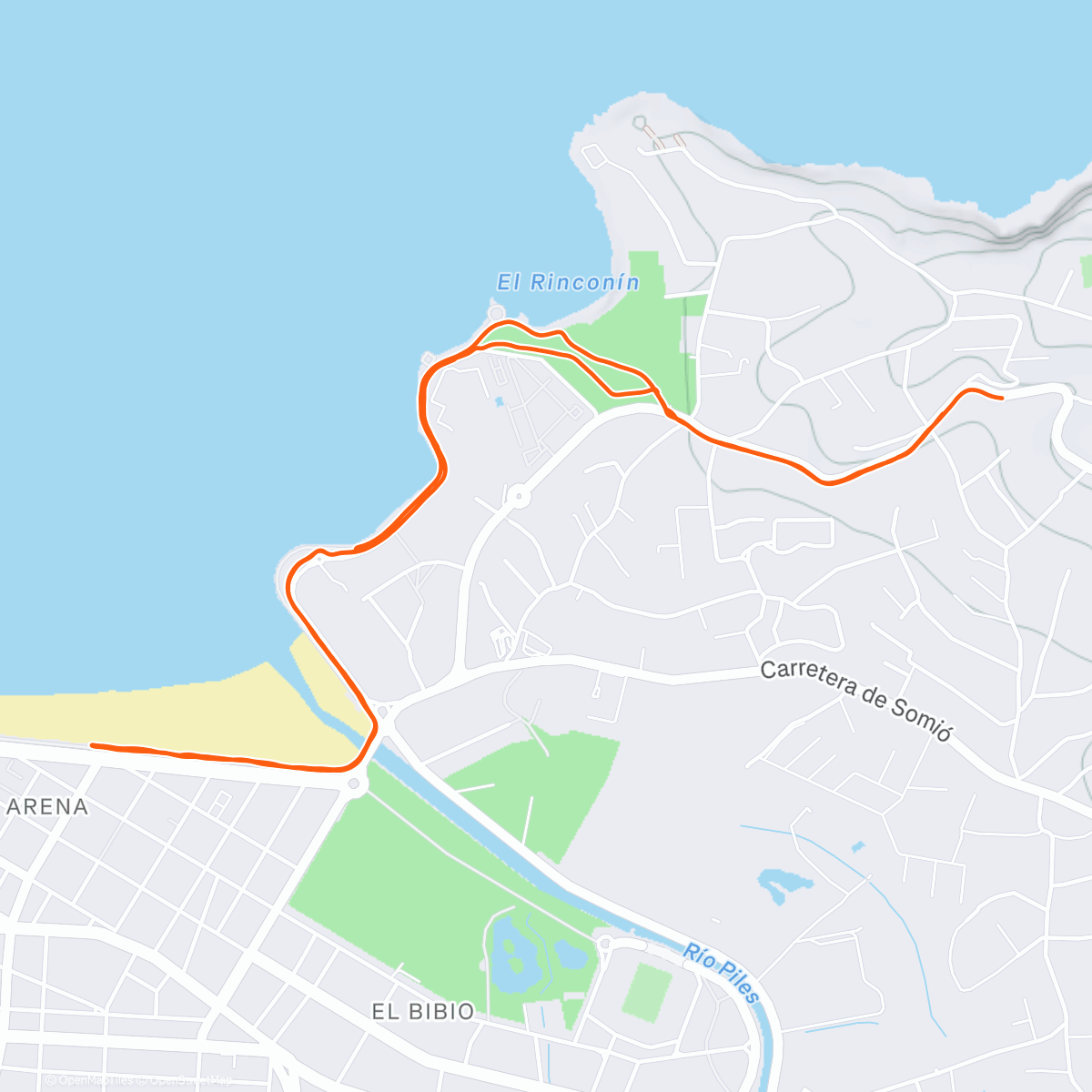 Map of the activity, Kelly Ada