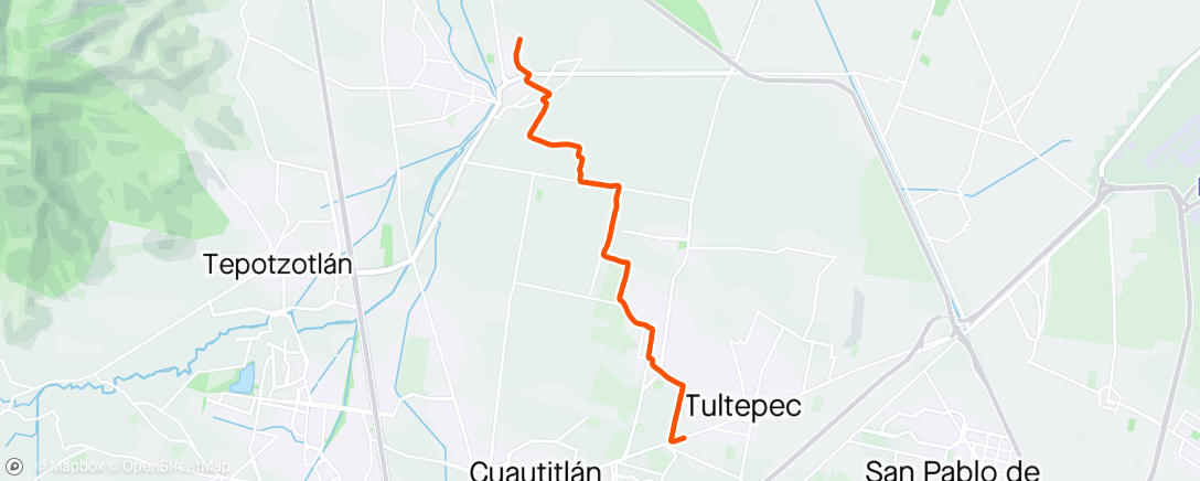 Mappa dell'attività Vuelta en bicicleta de montaña a la hora del almuerzo