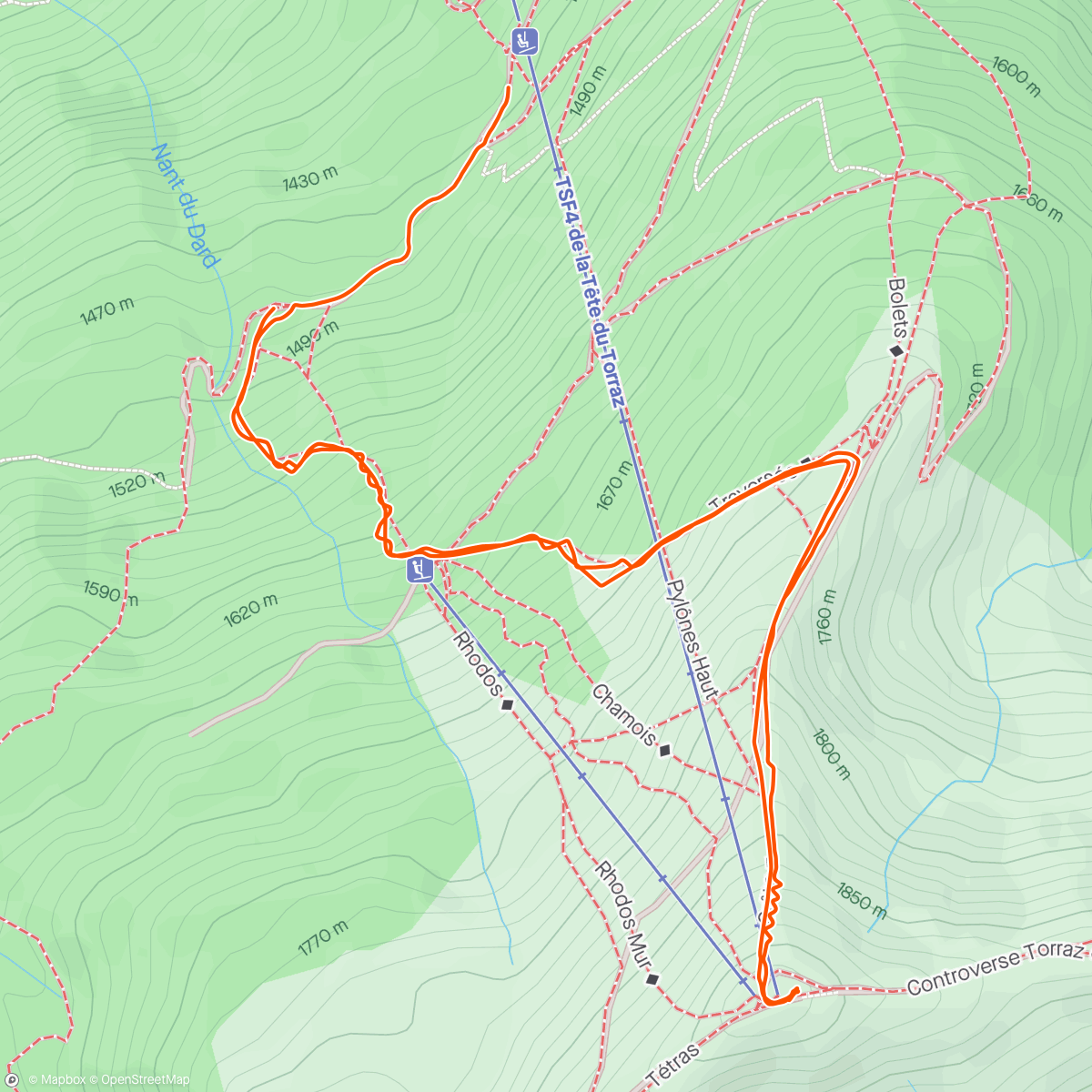 Map of the activity, Ski de Randonnée ⛷️