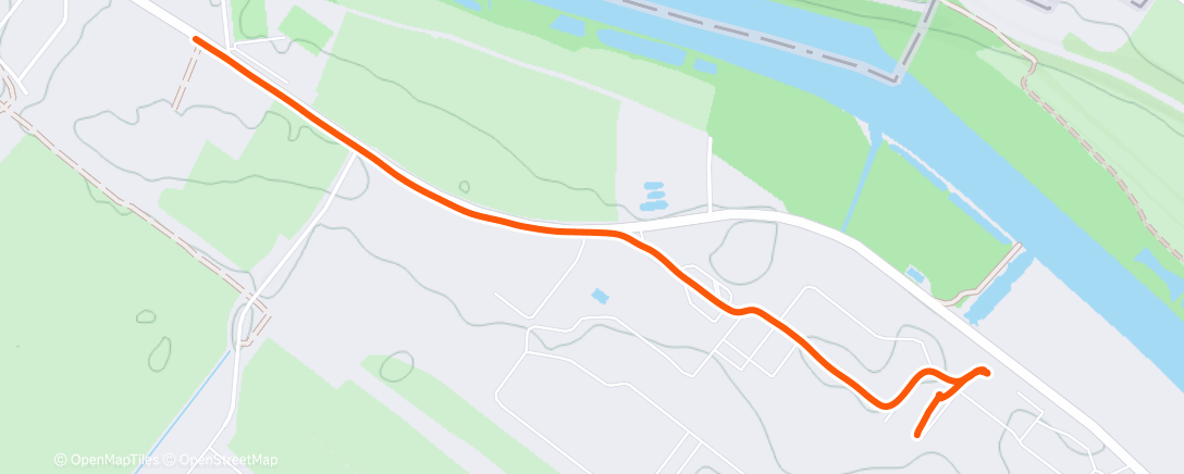 Map of the activity, Morning Walk