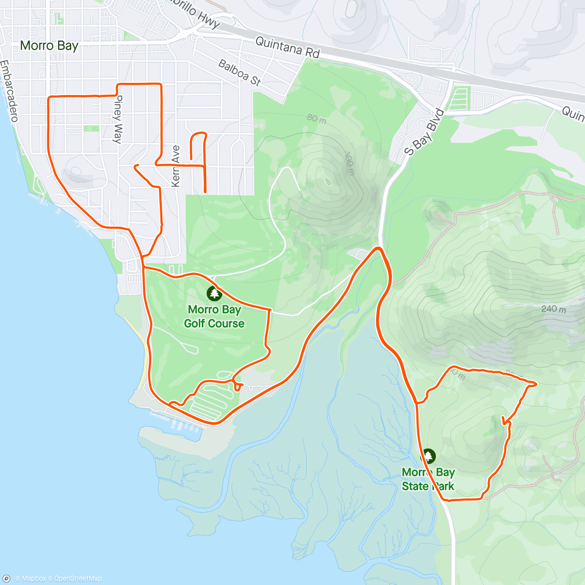Map of the activity, Good morning from Cerro Cabrillo