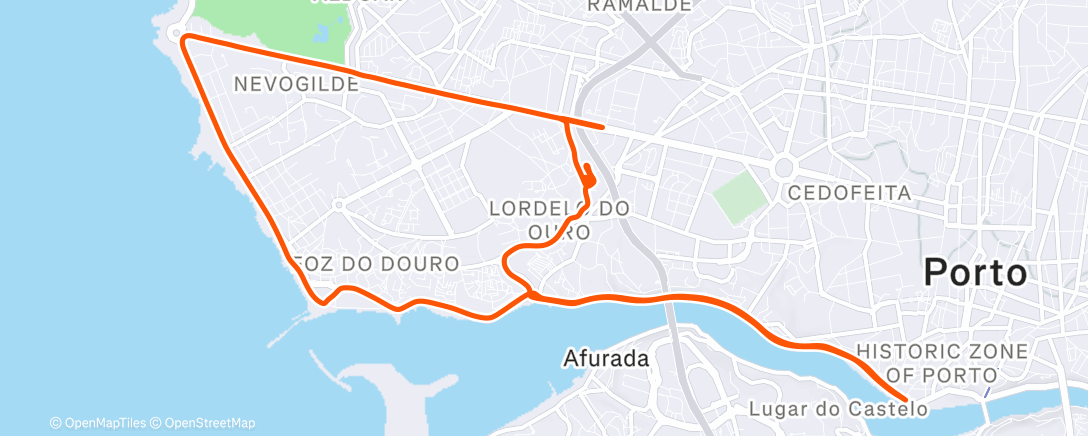 Карта физической активности (Morning Ride)