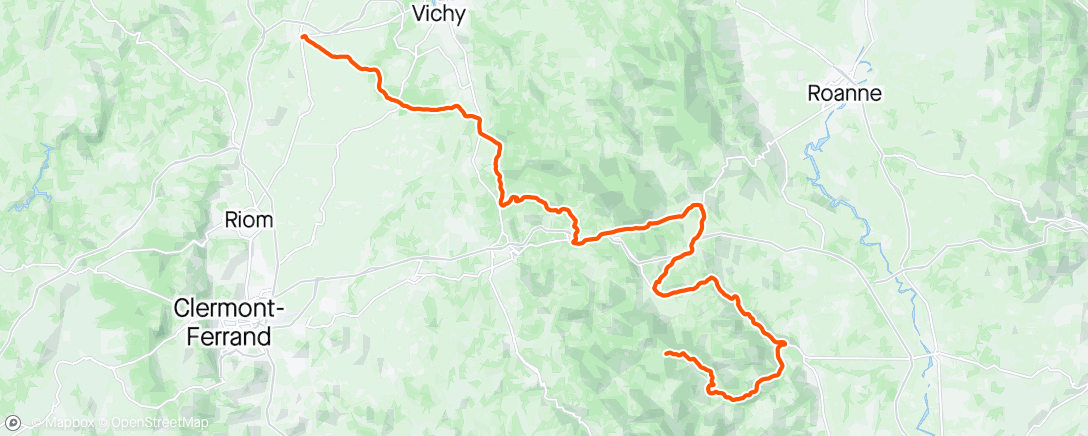 Map of the activity, Dauphine 2024 - stage 2