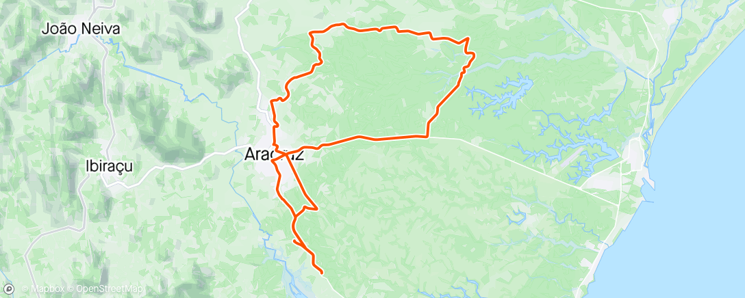 Map of the activity, 50° de 2024 - Giro da Resenha.