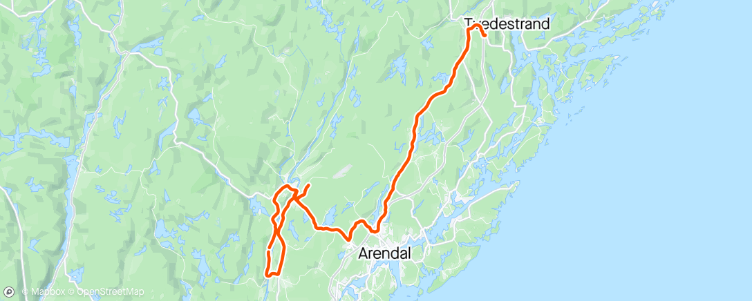 Mapa da atividade, Grenstøl 🚴‍♂️🚴‍♀️😎
