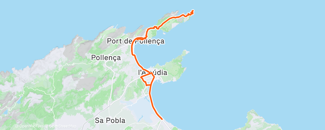 Map of the activity, Feliz Viernes