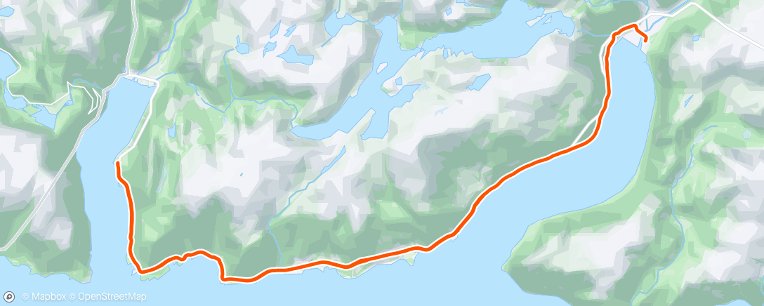 Map of the activity, Afternoon Ride