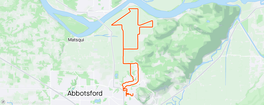 Map of the activity, Solo Ride