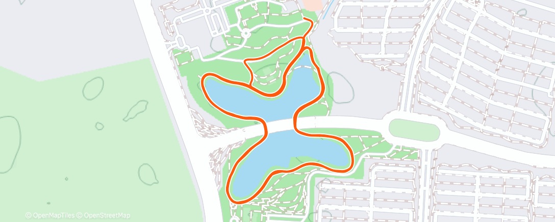 Карта физической активности (Afternoon Run)