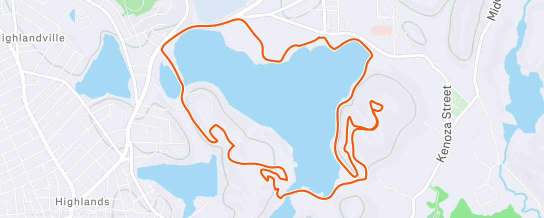 Map of the activity, Mountain Bike Session