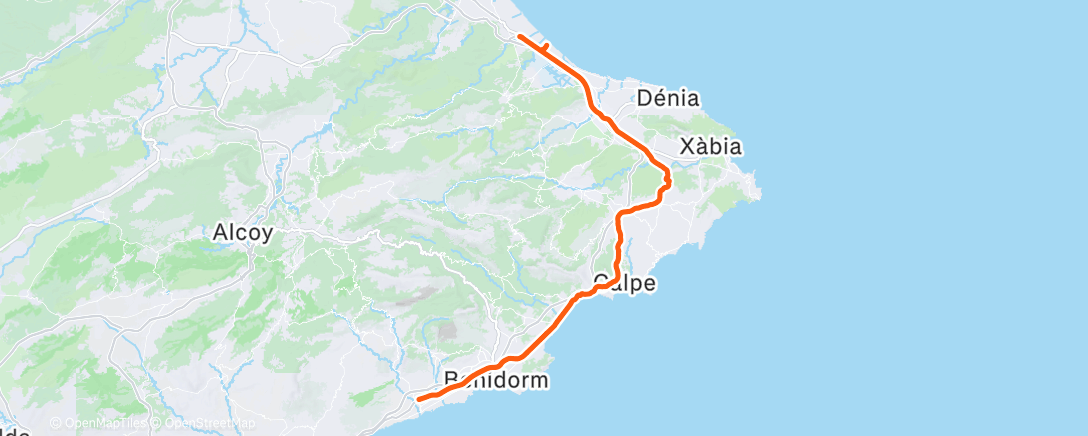 Map of the activity, Never trust rain radar