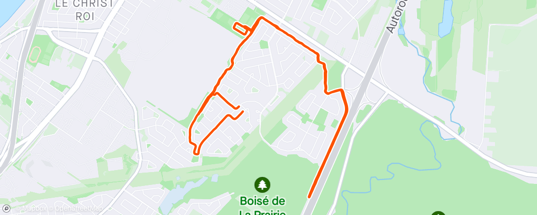 Map of the activity, Course Pré-boulot