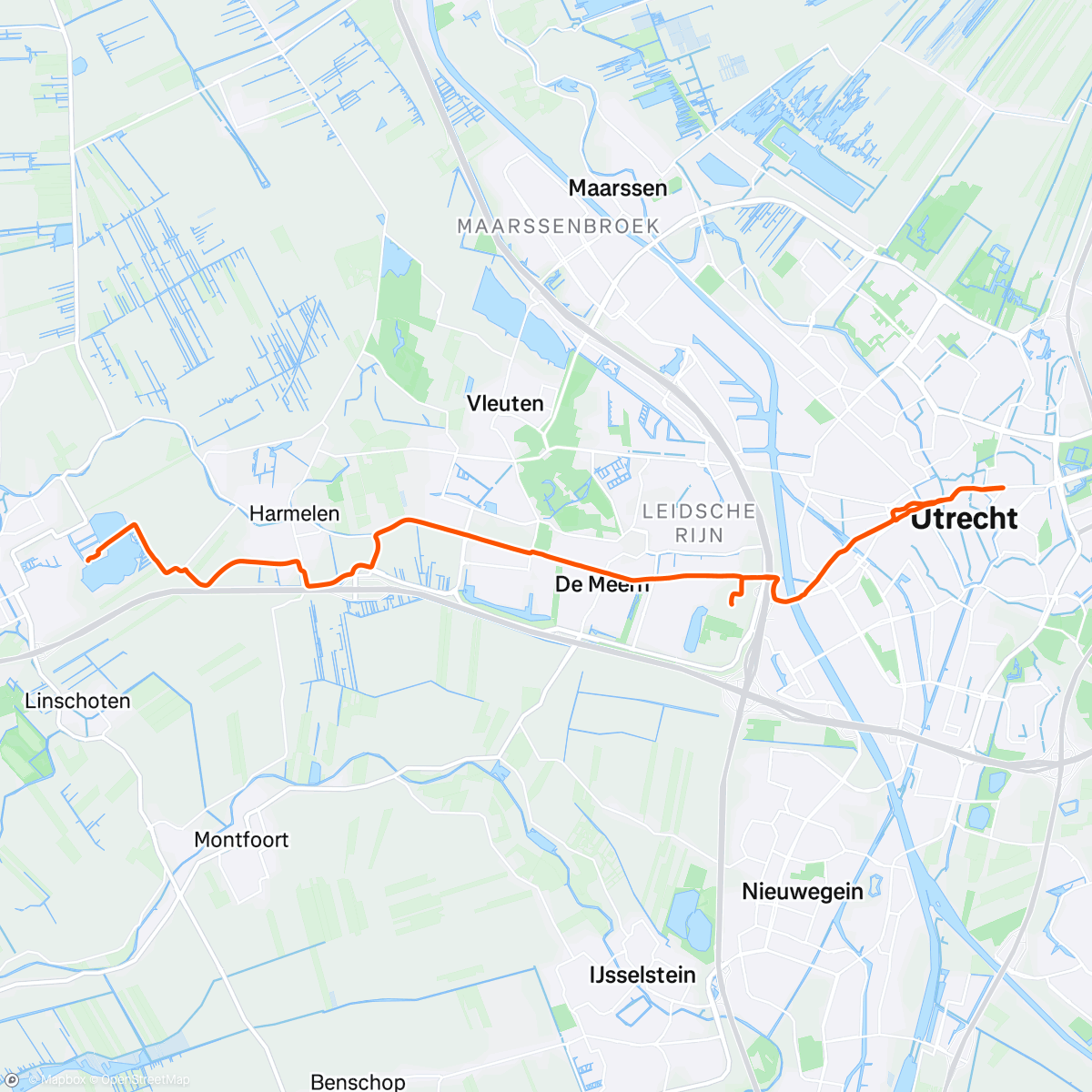 Mapa de la actividad (Morning Gravel Ride)