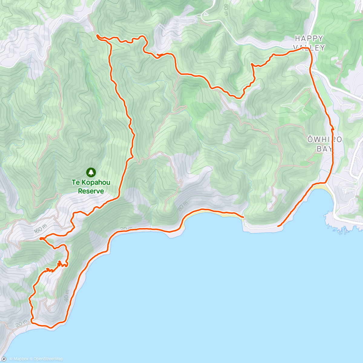 Mapa da atividade, Family day hike