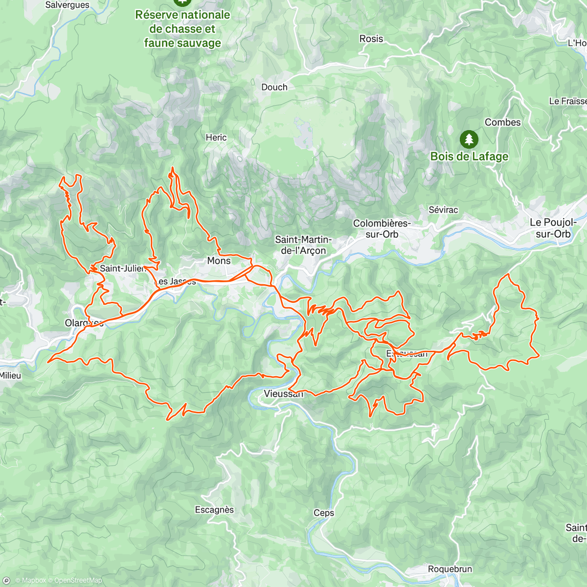 Map of the activity, EPIC ENDURO 🍫 with Charly 😘