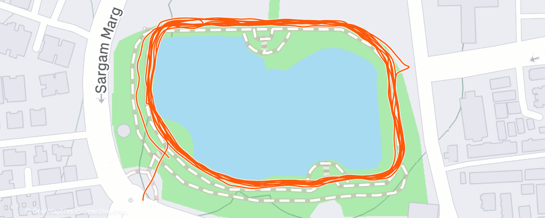 Map of the activity, chillin'