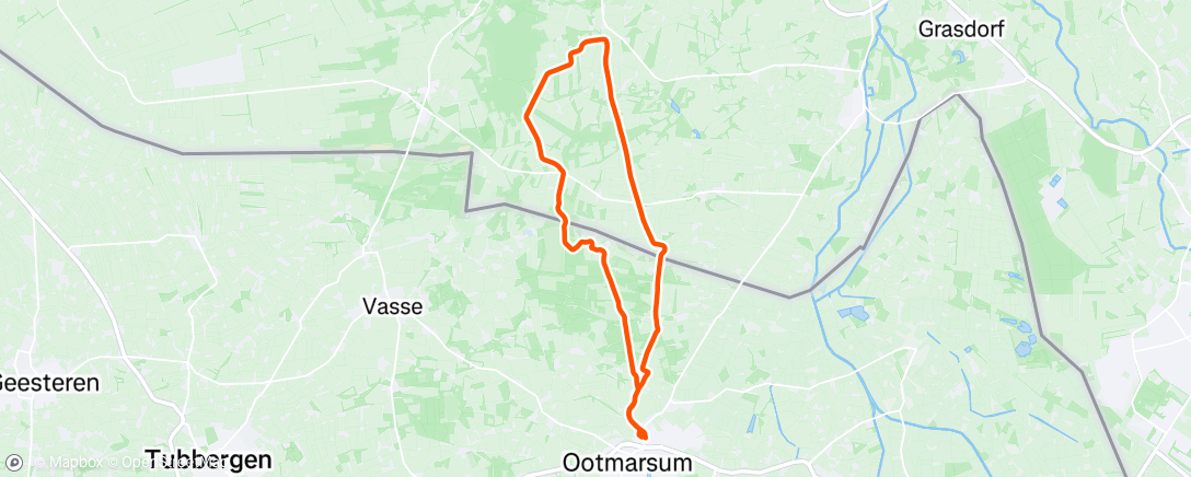 Map of the activity, Ochtendloop