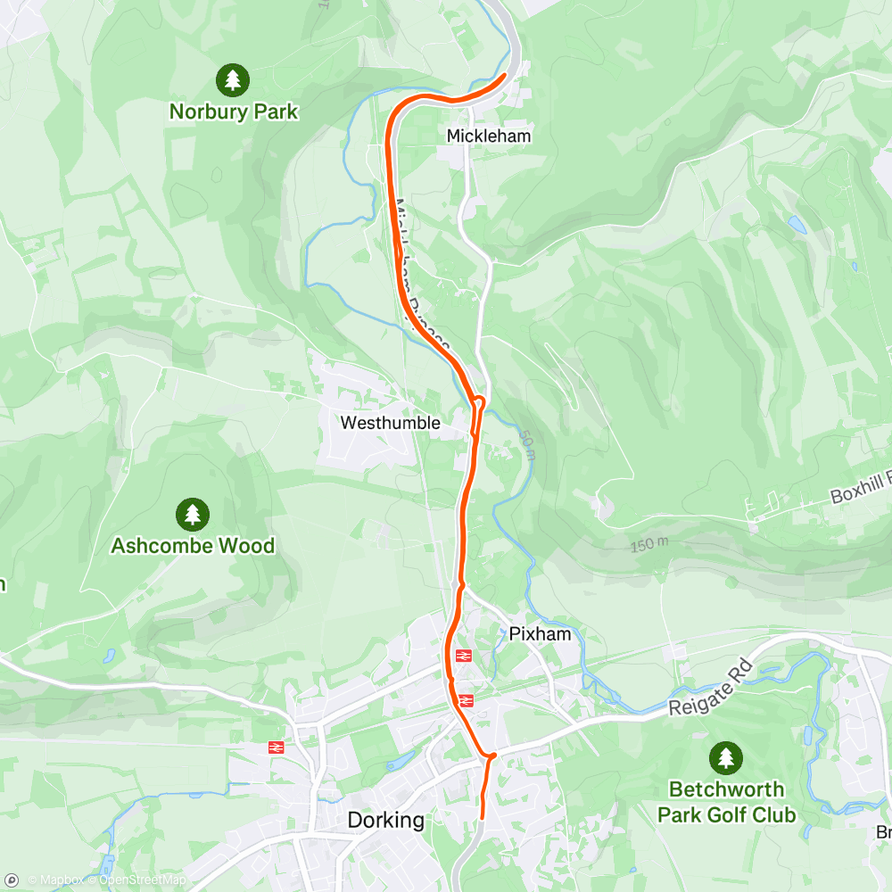 Map of the activity