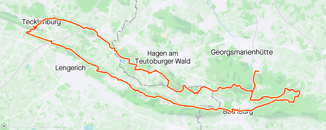 アクティビティ「Rondje Teutenburgerwoud」の地図