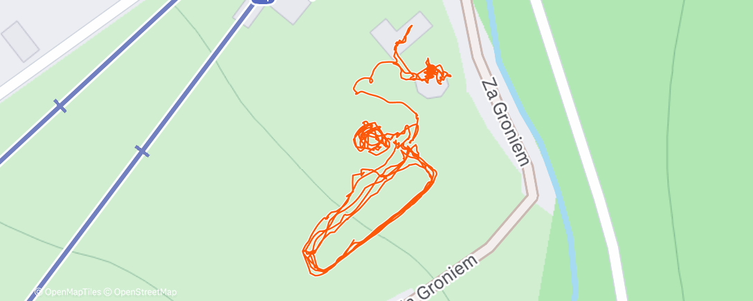 Map of the activity, První letošní trénink